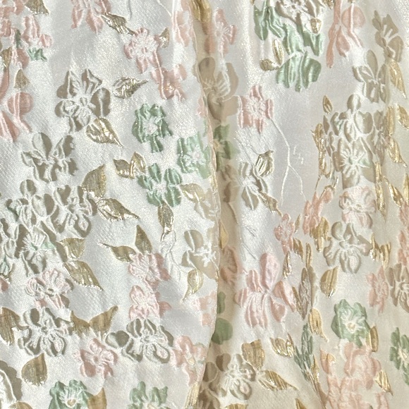 Francesca's Collections Pastel Floral Strapless Dress - Picture 4 of 5